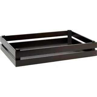 APS Holzbox 55,5 x 35 x 10,5 cm 1-tlg. schwarz