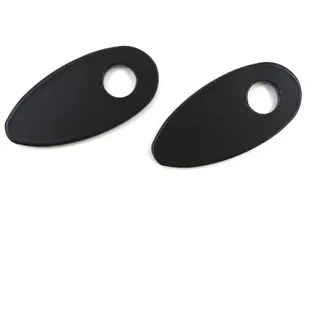 Indy Spacer, schwarz, Stahl, Harley Davidson 1VPE=2 Stck, z.B. Dyna/FXR/Softail/Sportster/VRSC