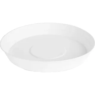Garronda Untersetzer Blumentopf aus Kunststoff 1 Stück oder 3er Pack Plastik Pflanztopf Pflanzen Untersetzer rund für Pflanztöpfe GD-0023 (Weiß, ⌀ 16cm H 3cm)