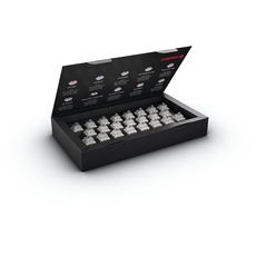CHERRY MX RGB SPEED SILVER Switch Kit, 23 Mechanische Tastatur-Schalter, für DIY, Hot Swap oder Gaming-Keyboard, Linearer Switch ohne Klick, Schnell & Direkt