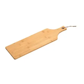 Kesper Schneide- & Servierbrett mit Griff und Schlaufe, Praktisches Schneidebrett für den täglichen Gebrauch, Maße (B x L x H): 56 x 16,5 x 1,2 cm