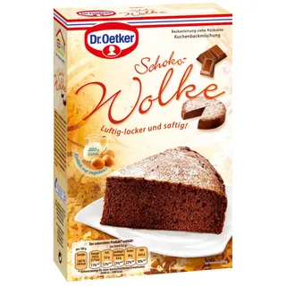 Dr. Oetker Schoko Wolke Kuchenbackmischung für einen Rührkuchen 455g