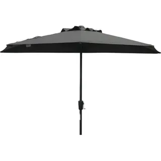 Ersatzbezug SOLUNA für Sonnenschirm 12002312 Bordeaux 270 cm grau