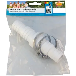 SUMMER FUN Universalschlauchtülle mit 2 Schellen