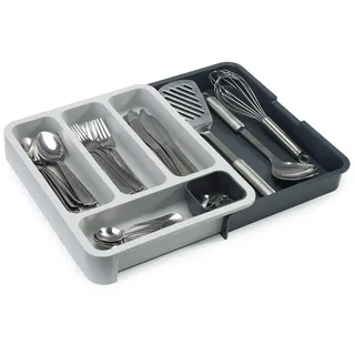 Joseph Joseph DrawerStore Expandierbare Besteckschublade für Küchenutensilien Dunkelgrau