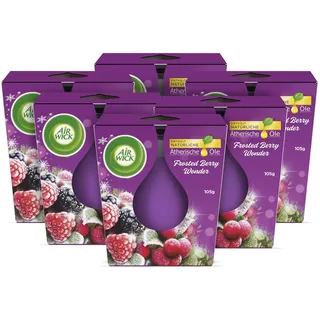 Airwick Frosted Berry Wonder Duftkerze 105 g lila