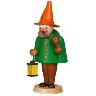 Räuchermann Wichtel grün groß HxBxT 31x13x13cm NEU Rauchen Rauchfigur Rauchmann