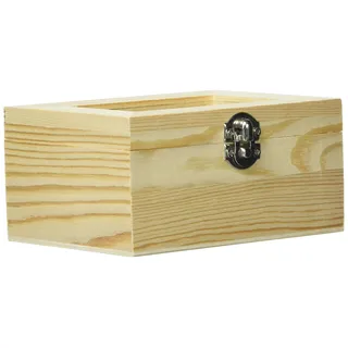 Glorex  Holzbox 12 x 8 x 6 cm 2-tlg. natur