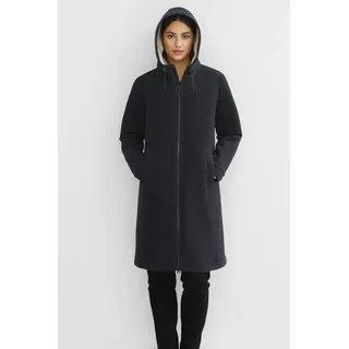 Langmantel "GW 82 WMN FLC PRK", Damen, Gr. 46, blau (dunkelnavy), Obermaterial: 100% Polyester, G.I.G.A. DX BY KILLTEC, Mäntel Langmantel, wärmend, Übergangsjacke