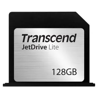 Transcend JetDrive Lite 350 128GB, 128 GB, 95 MB/s, 55 MB/s, Staubresistent, Schockresistent, Wasserfest, Schwarz, Silber