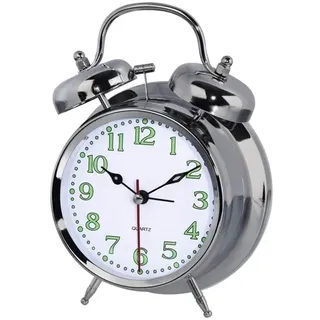 Hama "Nostalgia" alarm clock silver