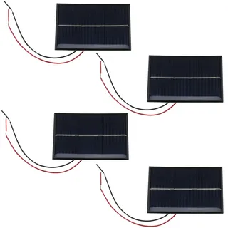 OTOTEC Mikro-Solar-Photovoltaik-Paneele, 60 x 80 mm, 1,5 V, 0,65 W, Miniatur-Solarzellen, Photovoltaik-Zellen, Solar-Leuchtspielzeug für Solarenergie, Heimwerker, wissenschaftliche Projekte zu Hause,