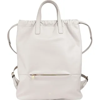 DuDu Ellesmere City Rucksack Leder 44 cm - Weiß