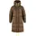 Damen Long Down Parka Größe L braun