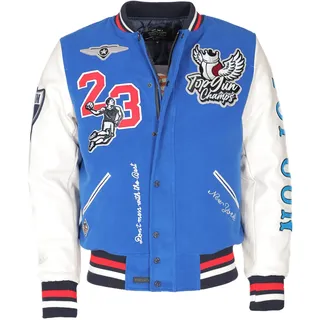 Top Gun Collegejacke »College Jacke TG23004«, blau,