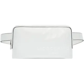 LIEBESKIND BERLIN Leder Umhängetasche Gürteltasche Elvira Paper Touch Crinkle Belt Bag Arctic creme