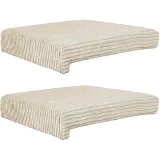 Klemmkissen 2er Set , Textil , Füllung: Schaumstoff , 35x38x40 cm , Heimtextilien, Wohntextilien, Sitzkissen