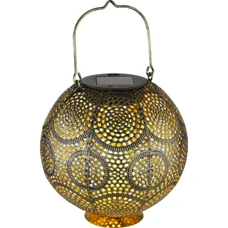 GLOBO Lighting Solarleuchte SOLAR DH 18.50x28 cm Solarlampe Gartenleuchte
