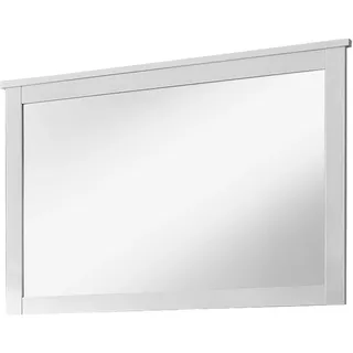 trendteam smart living - Ole - Garderobenspiegel - Weiß - Wandspiegel mit vollständiger Spiegelfläche - (BxHxT) 91 x 62 x 3 cm - für Flur, Wohnzimmer oder Badezimmer