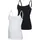 Mamalicious Kerrie Maternity ärmelloses T-shirt Black Snow White XL
