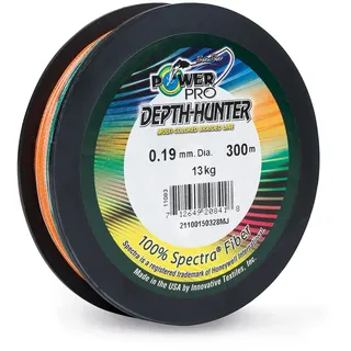 Power Pro Depth Hunter Geflochtene Schnur 300 M - Grey - 0.230 mm