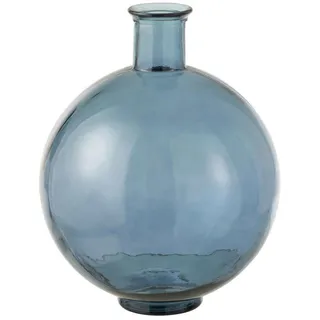 Xxxl Dekovase , Blau , Glas , rund , 34x43x34 cm , stehend , Dekoration, Vasen, Glasvasen