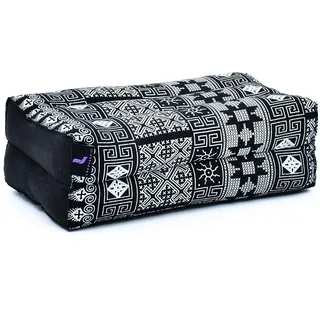 Leewadee Yoga Block Kissen 35 x 18 x 12 cm - Kapok Stützkissen für Yoga, Meditation & Entspannung
