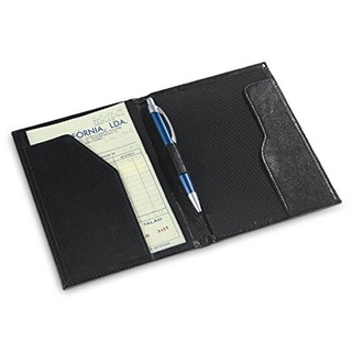 eBuyGB Look Rechnung/Beleg, Menu Ordner Wallet Presenter für Hotel Restaurant Pub (20), PU-Leder, Schwarz, 28,4 x 20,4 x 11.4 cm