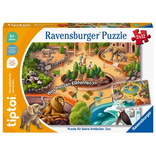 Ravensburger tiptoi Ravensburger tiptoi® Puzzle für kleine Entdecker: Zoo,