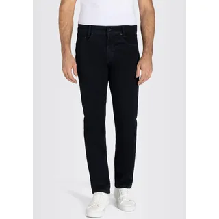 Straight-Jeans MAC "Flexx-Driver", Herren, Gr. 38, Länge 30, schwarz (blau schwarz), Denim/Jeans, Obermaterial: 86% Baumwolle, 10% Polyester, 4% Elasthan, Jeans Straight-Jeans, super elastisch