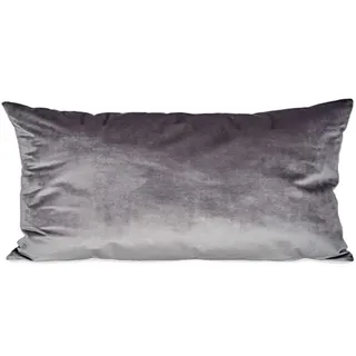 DKD Home Decor Kissen, Samt, Grau, 45 x 15 x 60 cm