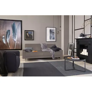 Creation BY ROLF BENZ 3-Sitzer "CR.450, Designsofa, Loungesofa" Armlehne niedrig, Fuß chromfarben glänzend, Breite 204 cm, beigegrau 534, 26
