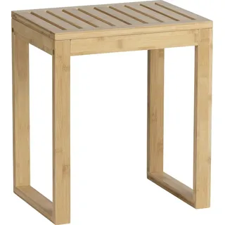 Wenko Badhocker Bambusa Bambus 40 x 30 x 46 cm braun