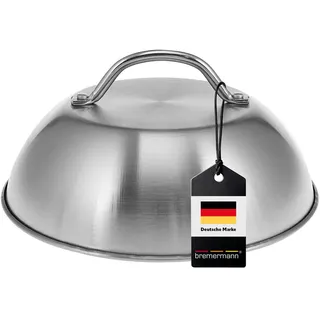 bremermann Grillhaube 22,5 cm Edelstahl silber