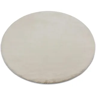 RugsX Bunny Teppich 140 x 140 cm Beige