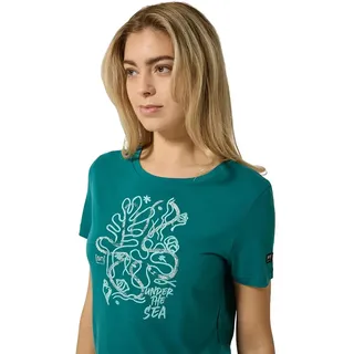 super.natural Under The Sea Tee pacific/white stone/lagoon green (70H) L