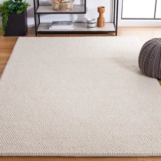 Safavieh Naturfaser Teppich für Wohnzimmer, Esszimmer, Schlafzimmer - Natural Fiber Collection, Kurzer Flor, Beige, 200 x 300 cm