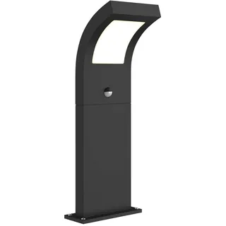 Arcchio LED Wegeleuchte/Pollerleuchte mit Bewegungsmelder, 60 cm Wegelampe spritzwassergeschützt IP54 13,5W Außenleuchte