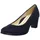 12-23436 Plateau-Pumps Wildleder Blau 41