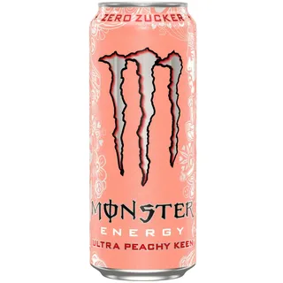 Monster Energy Drink Ultra Peach Geschmack Keen zuckerfrei Dose 500ml