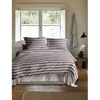 IRISETTE Wave-HK 8559 Gestreift Lila 135 x 200 cm + 80 x 80 cm