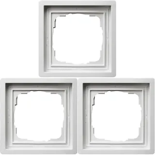 Gira 0211112 Abdeckrahmen 1-Fach Flächenschalter, reinweiß