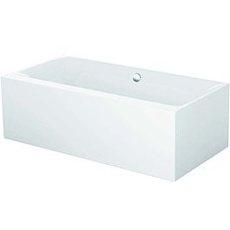 Bild von Lux Silhouette Side, 180x90cm, freistehende Badewanne, 3461CFXVS, Farbe: weiß,