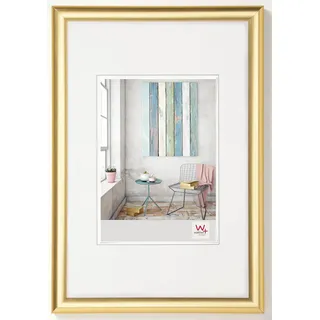 walther + design walther design Trendstyle Kunststoff Bilderrahmen gold 40 x 60 cm