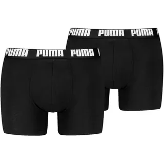 Puma Boxershorts Organically Black / Black M 2er Pack