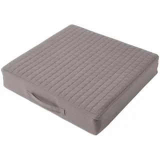 Homescapes Sitzkissen orthopädisch 50/50/10 cm – Sesselkissen grau , Grau , Textil , Füllung: Kaltschaum , Quadratisch , 50x10x50 cm , Oeko-Tex® , Heimtextilien, Wohntextilien, Sitzkissen