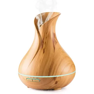 Aoonar 550ml Aroma Diffuser für Ätherische Öle – Ultraschall Luftbefeuchter mit 7 LED-Farben, BPA-frei, Aromatherapie Diffusor für Schlafzimmer, Büro & Spa