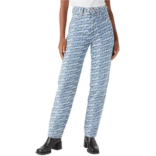 Wrangler 112343598 Mom Straight Fit Jeans - Mr Wrangler - 27 - 32