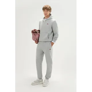 Jogginganzug ELLESSE "TRACCOTA 2 OH HOODY AND JOGGER", Herren, Gr. S, grau (light grau m), Obermaterial: 80% Baumwolle, 20% Polyester, Sportanzüge Jogginganzug, für Erwachsene, aus Baumwolle und Polyester