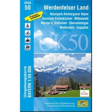 Werdenfelser Land 1 : 50 000 Umgebungskarte (UK50-50)